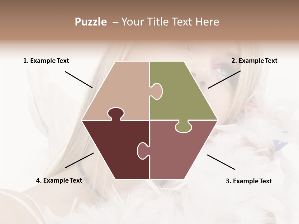 Blue Happy Skin PowerPoint Template