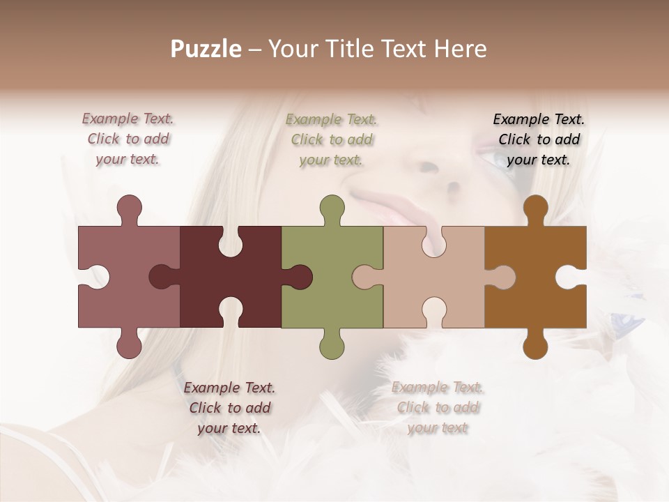 Blue Happy Skin PowerPoint Template