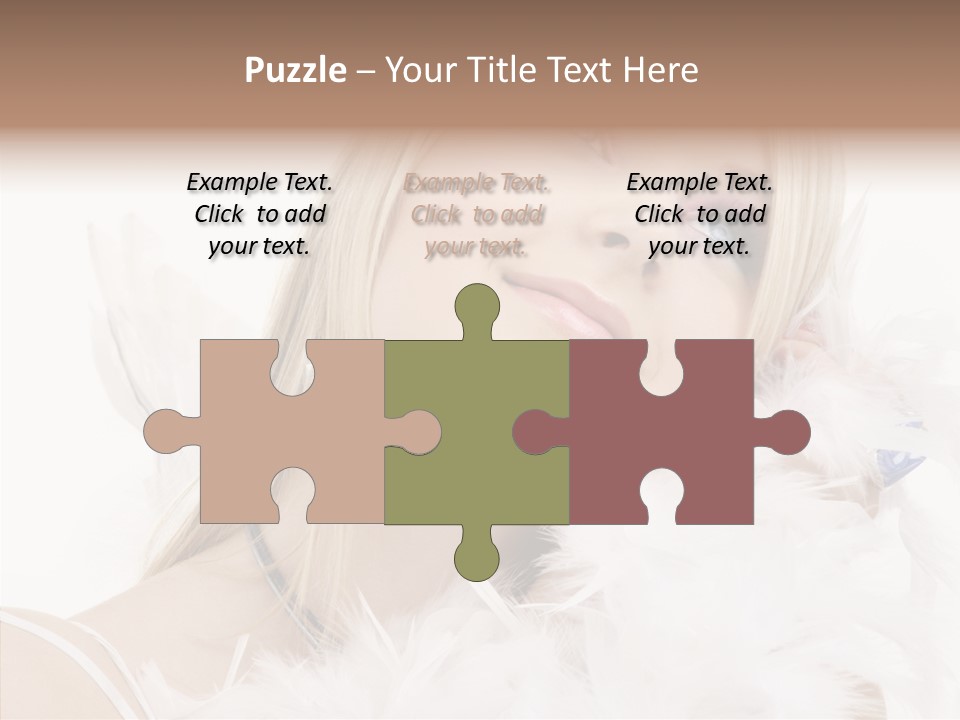 Blue Happy Skin PowerPoint Template