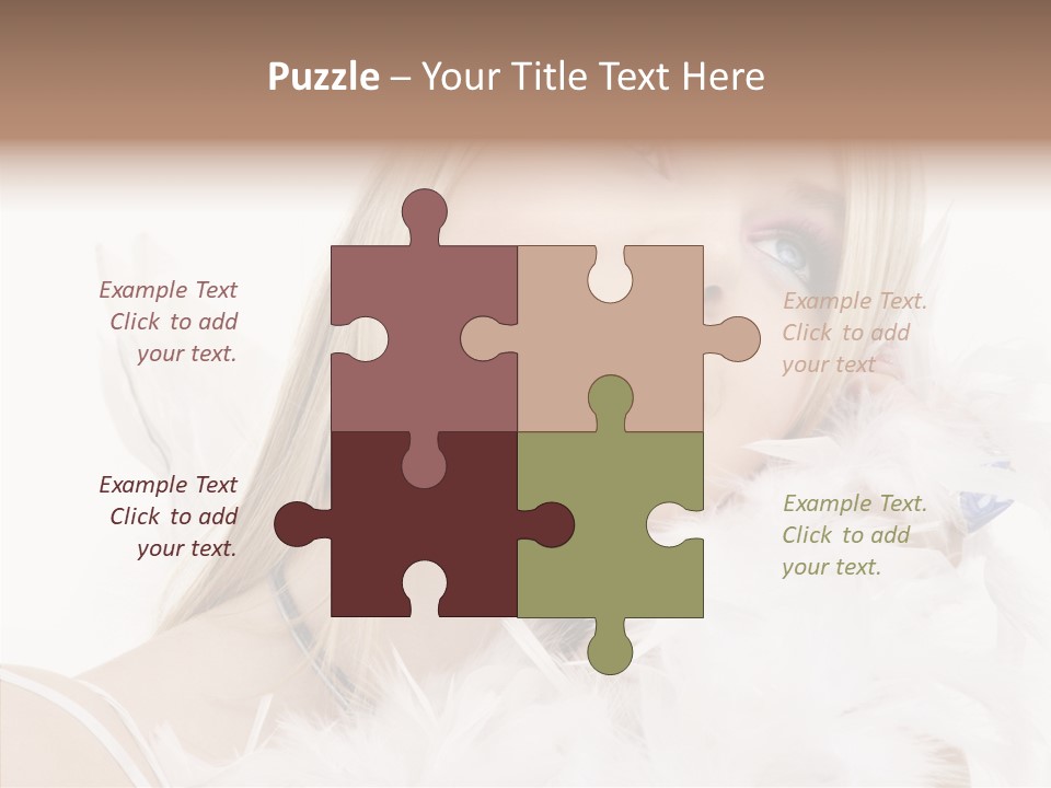 Blue Happy Skin PowerPoint Template