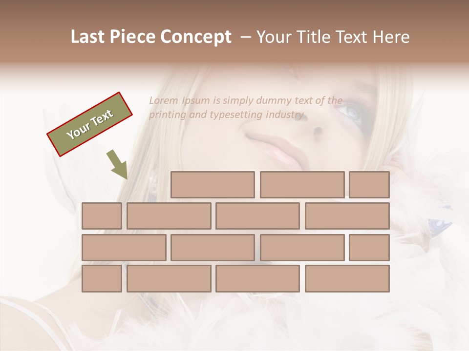 Blue Happy Skin PowerPoint Template