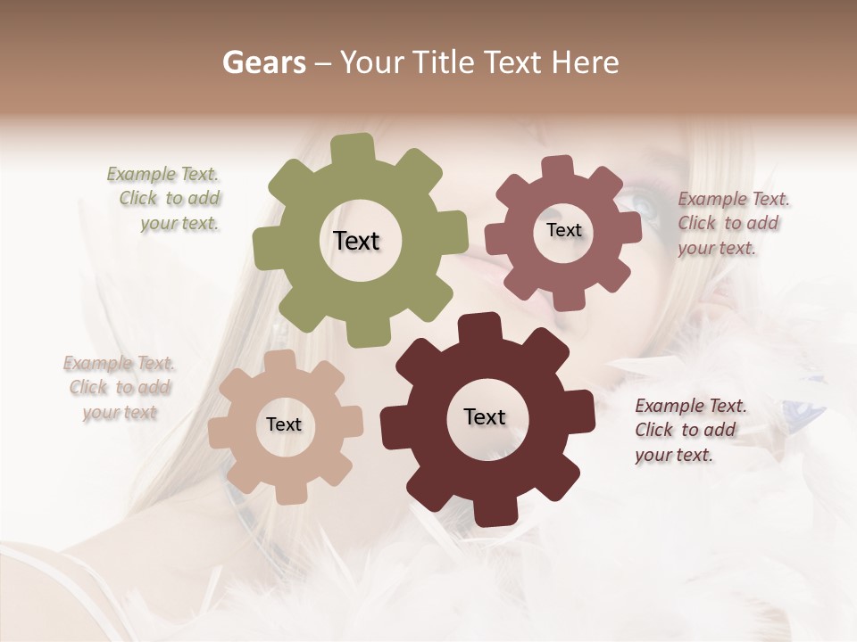 Blue Happy Skin PowerPoint Template