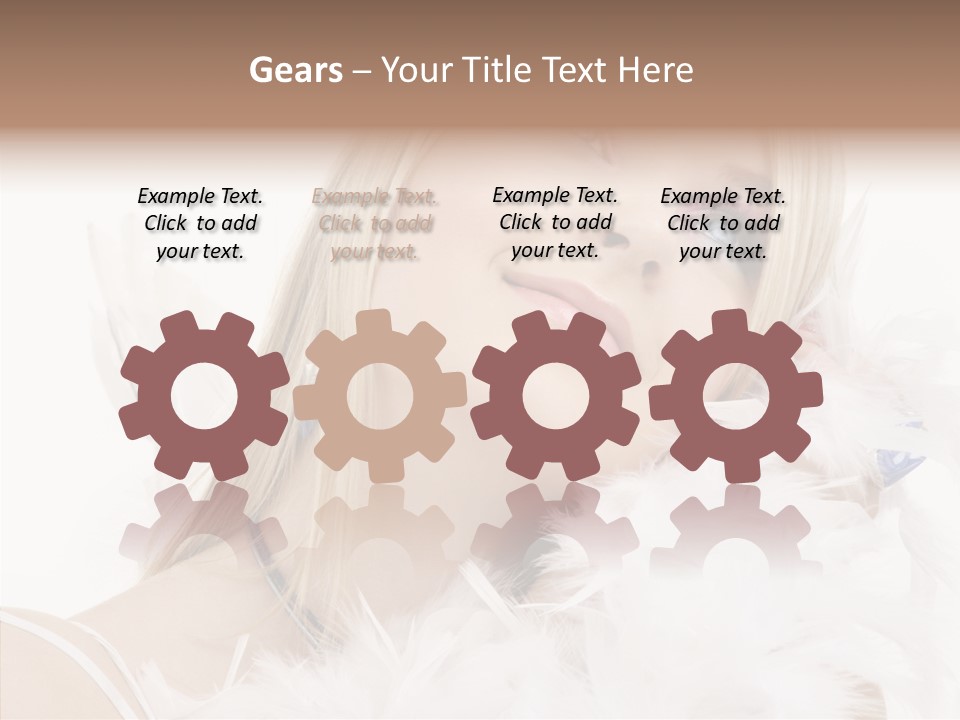 Blue Happy Skin PowerPoint Template