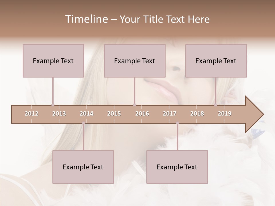 Blue Happy Skin PowerPoint Template