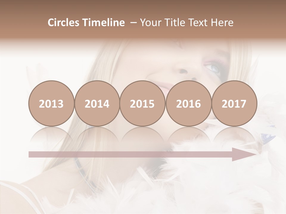 Blue Happy Skin PowerPoint Template