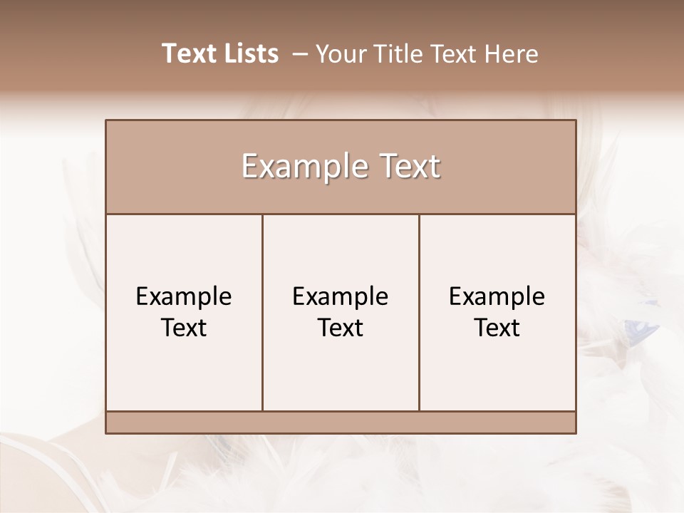 Blue Happy Skin PowerPoint Template
