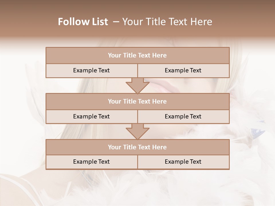 Blue Happy Skin PowerPoint Template