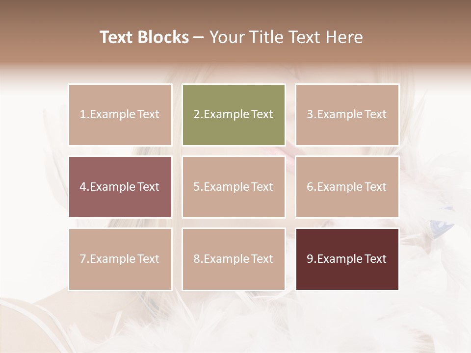 Blue Happy Skin PowerPoint Template