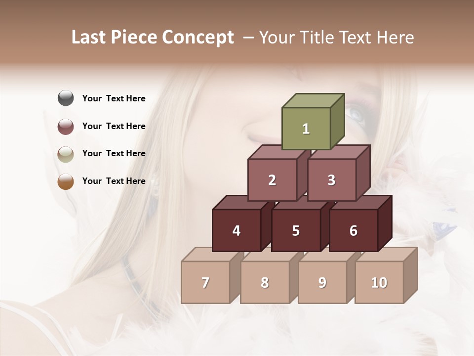 Blue Happy Skin PowerPoint Template