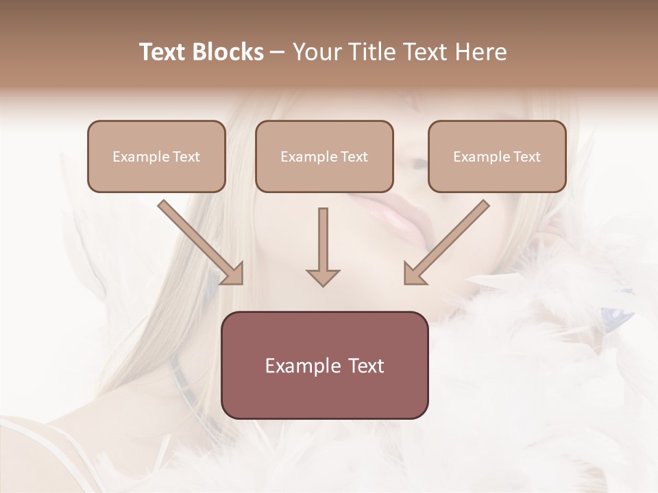 Blue Happy Skin PowerPoint Template