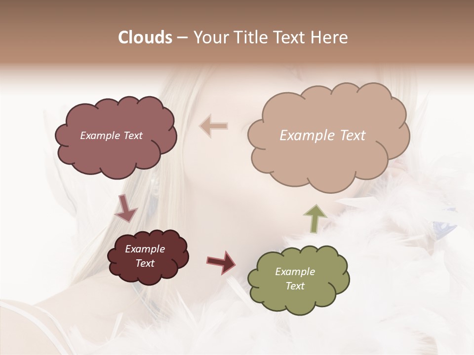 Blue Happy Skin PowerPoint Template