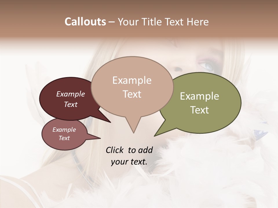 Blue Happy Skin PowerPoint Template