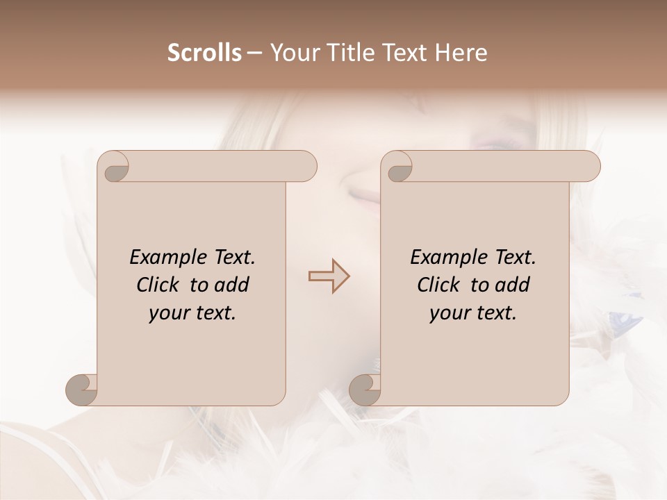Blue Happy Skin PowerPoint Template