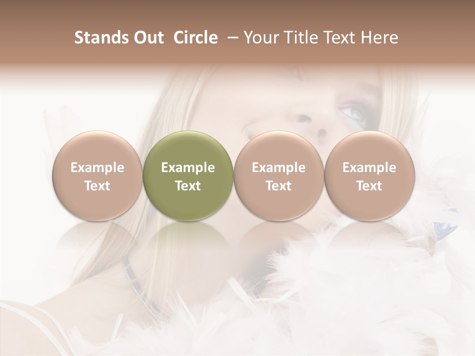 Blue Happy Skin PowerPoint Template