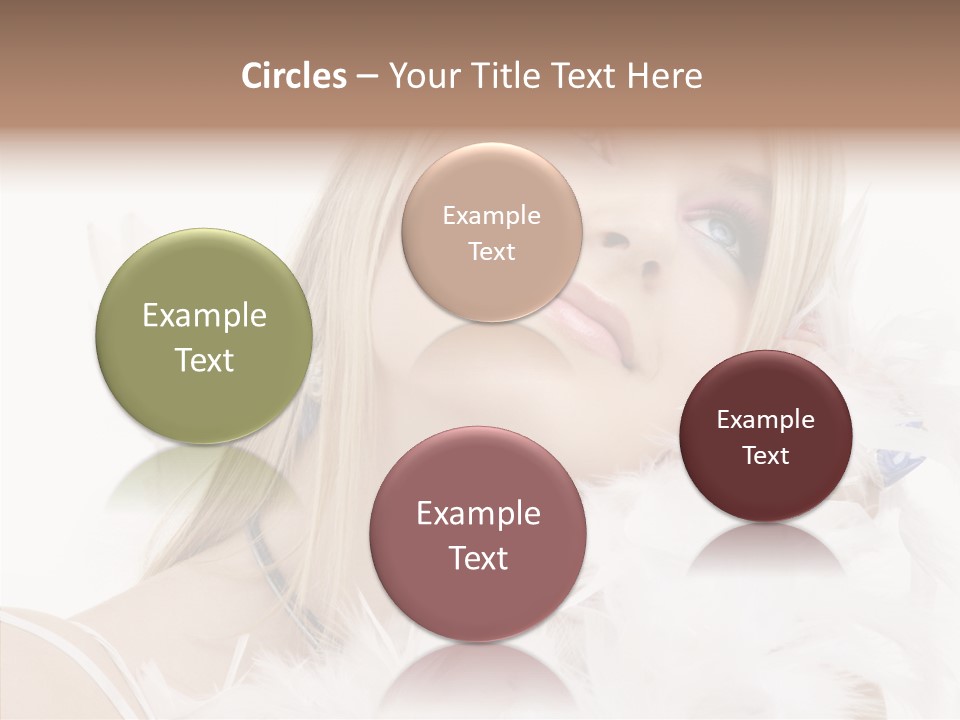 Blue Happy Skin PowerPoint Template