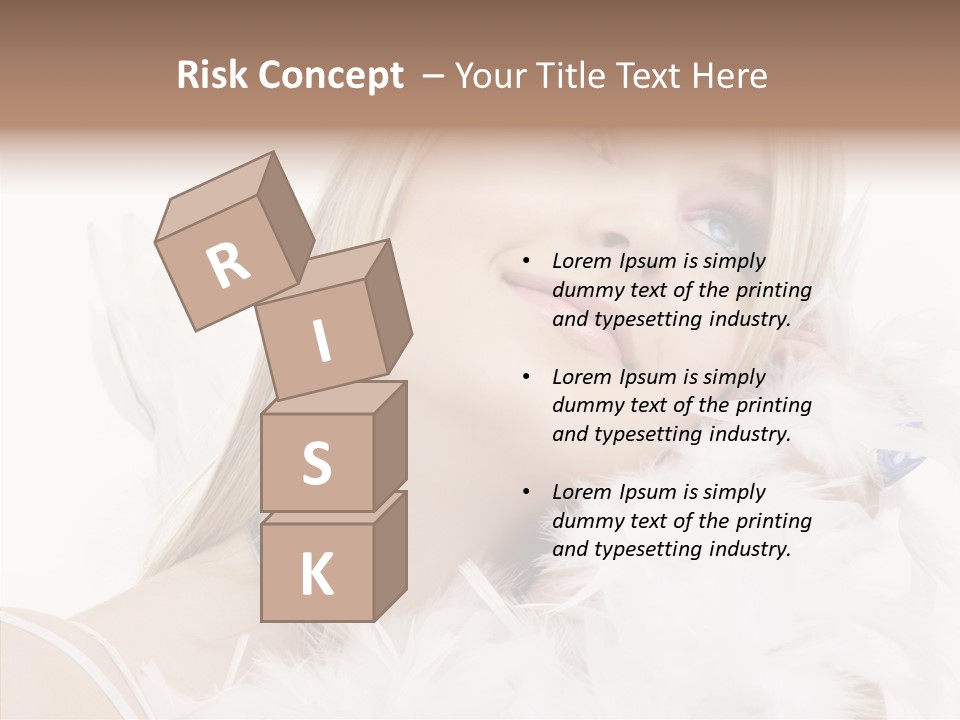 Blue Happy Skin PowerPoint Template