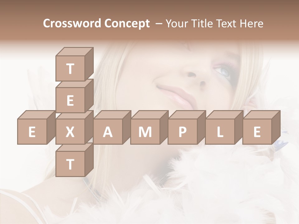 Blue Happy Skin PowerPoint Template