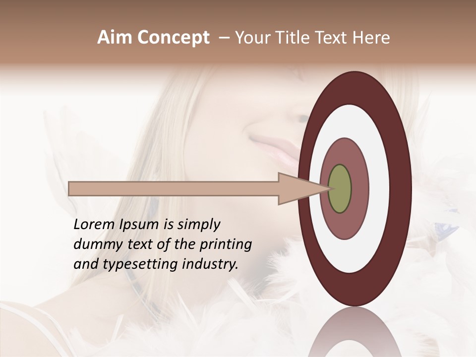 Blue Happy Skin PowerPoint Template