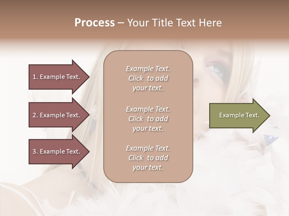 Blue Happy Skin PowerPoint Template