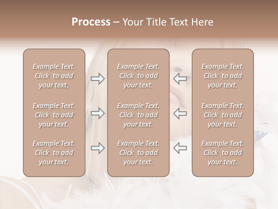 Blue Happy Skin PowerPoint Template