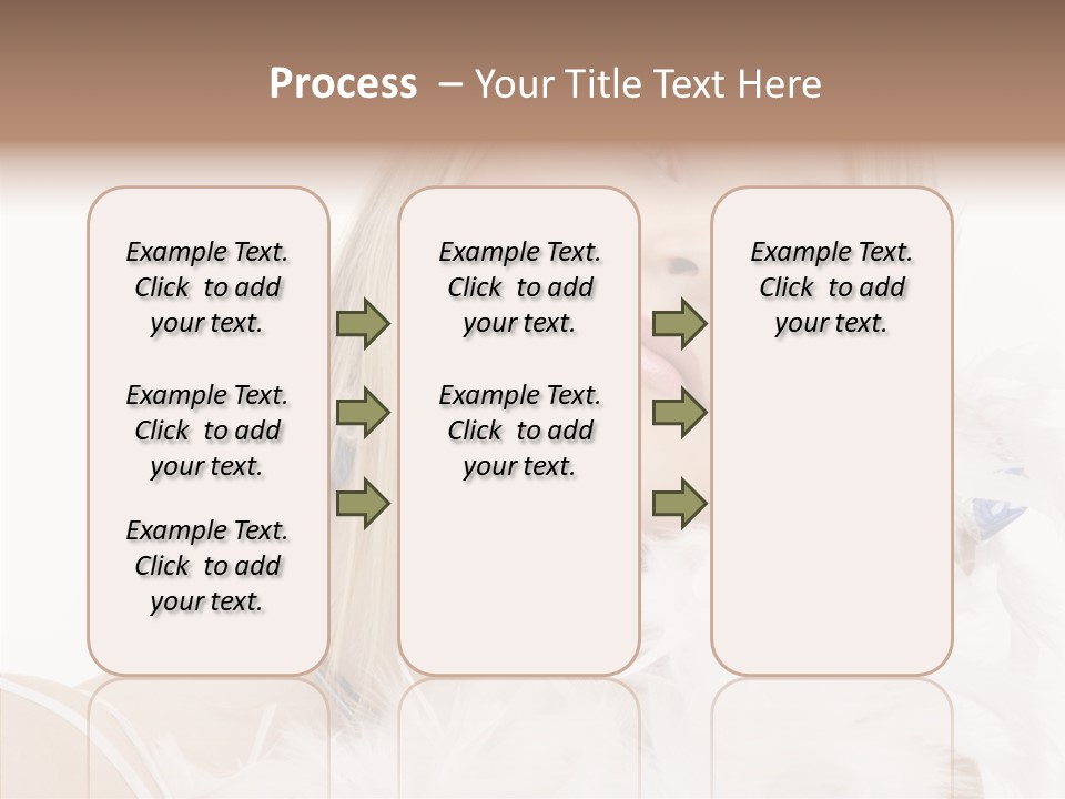 Blue Happy Skin PowerPoint Template