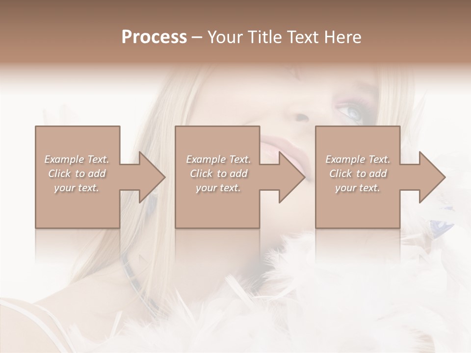 Blue Happy Skin PowerPoint Template