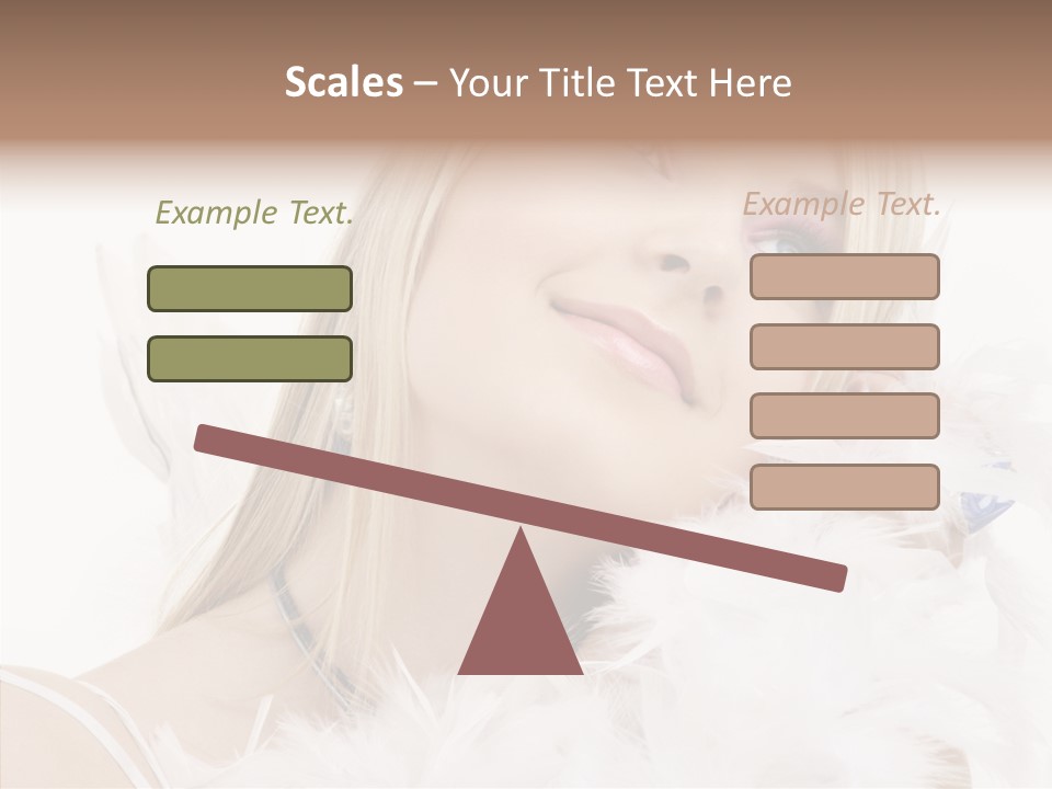 Blue Happy Skin PowerPoint Template