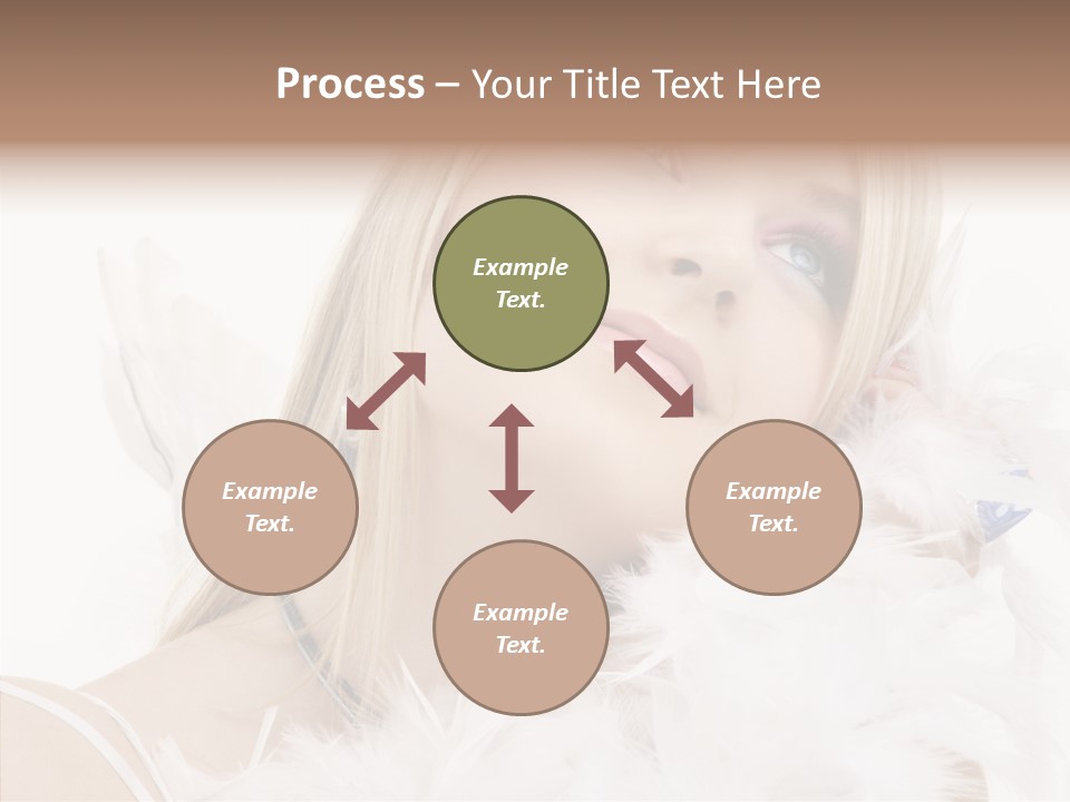 Blue Happy Skin PowerPoint Template