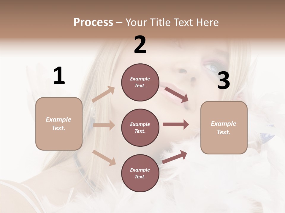 Blue Happy Skin PowerPoint Template