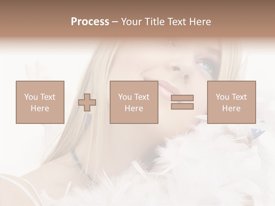 Blue Happy Skin PowerPoint Template