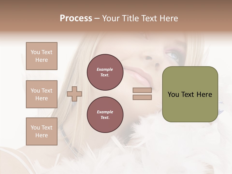 Blue Happy Skin PowerPoint Template