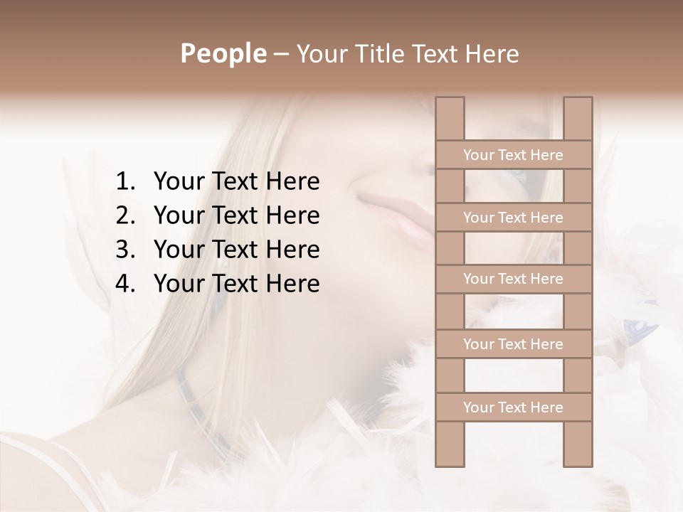 Blue Happy Skin PowerPoint Template