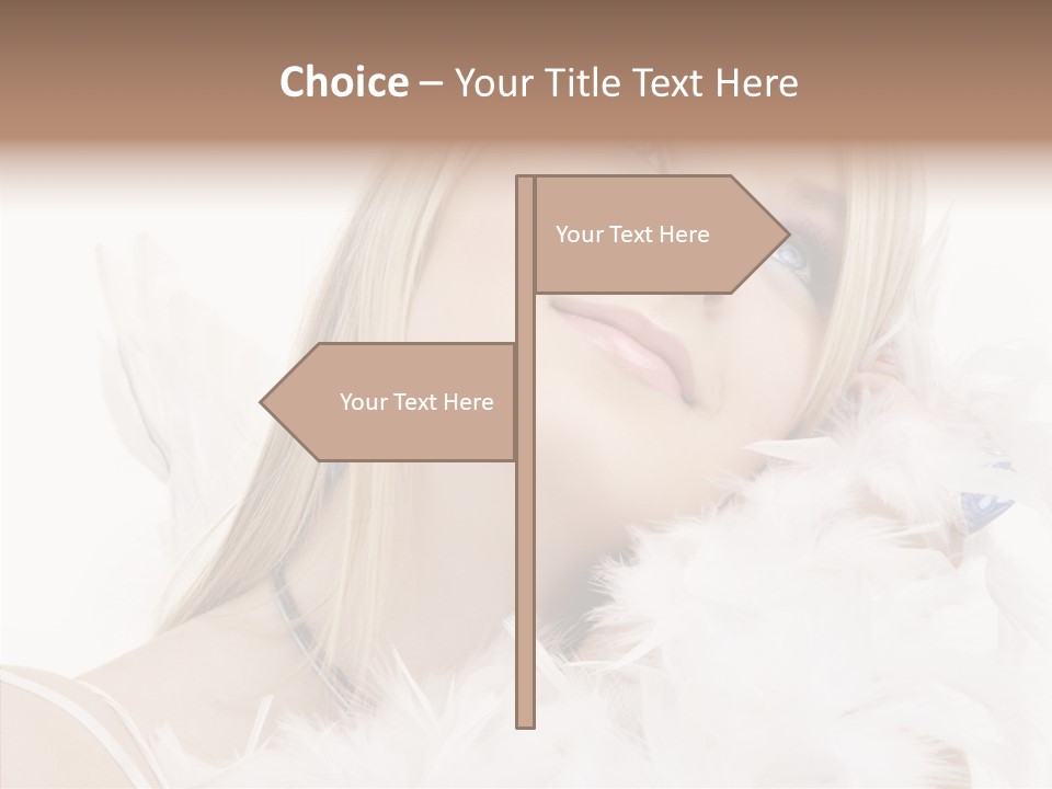 Blue Happy Skin PowerPoint Template