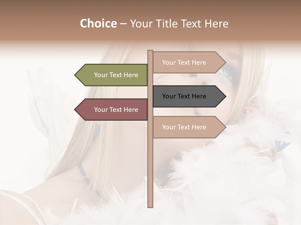 Blue Happy Skin PowerPoint Template