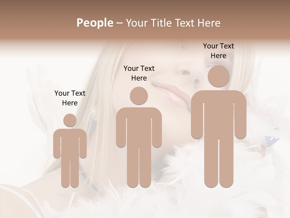 Blue Happy Skin PowerPoint Template