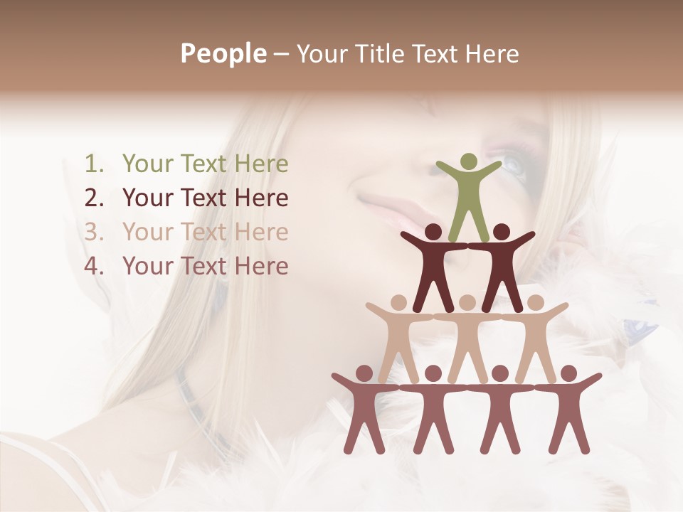 Blue Happy Skin PowerPoint Template