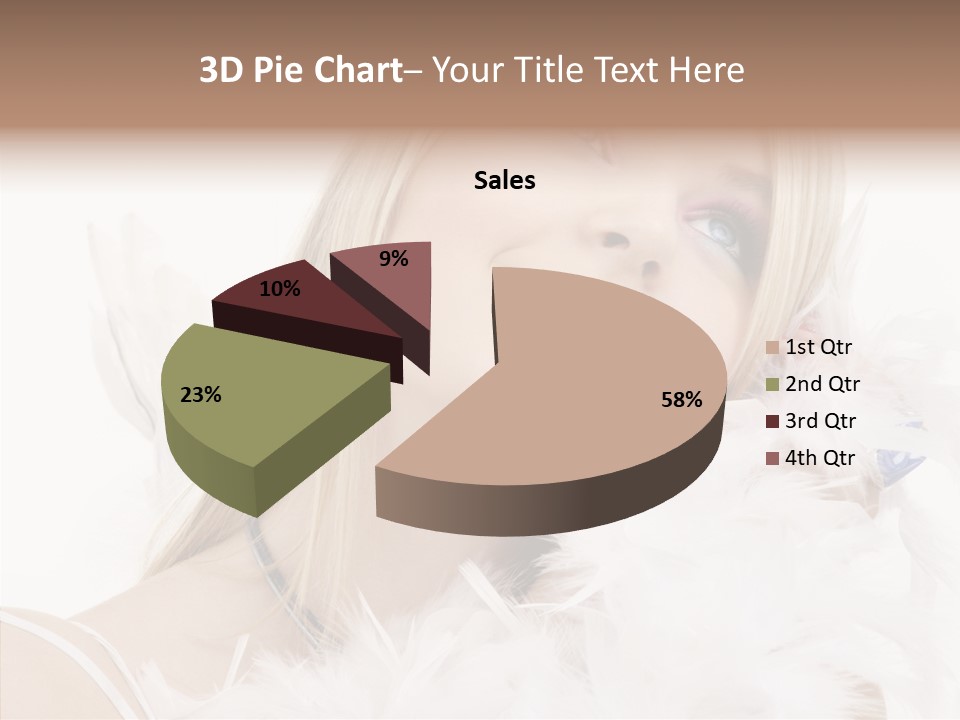 Blue Happy Skin PowerPoint Template