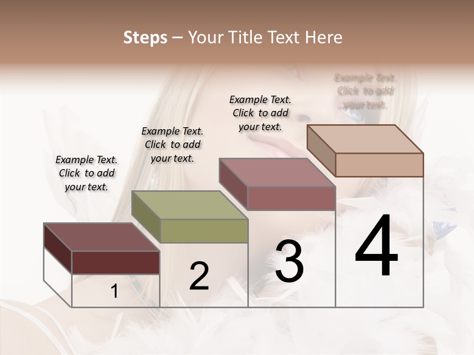 Blue Happy Skin PowerPoint Template