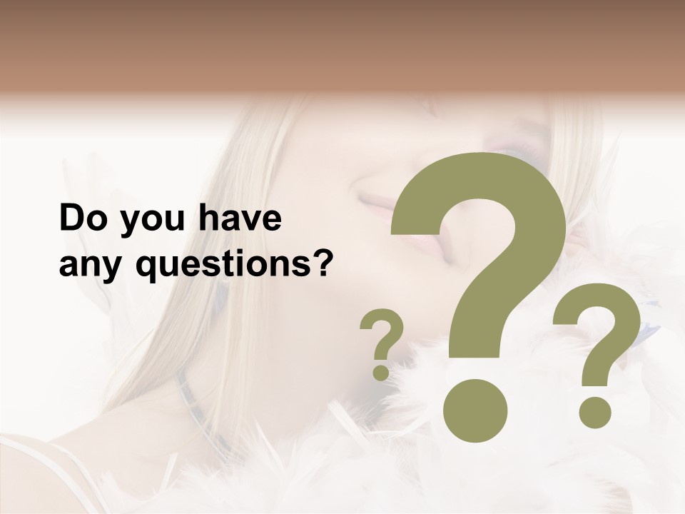 Blue Happy Skin PowerPoint Template