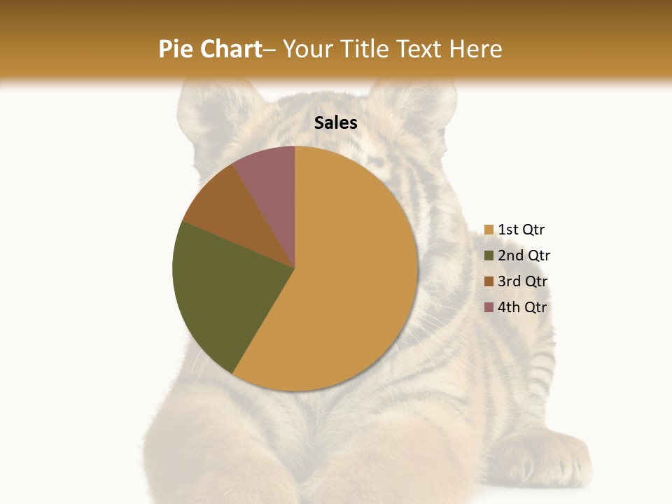 Wildlife Stripes Predator PowerPoint Template