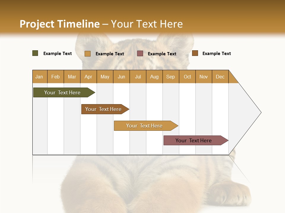 Wildlife Stripes Predator PowerPoint Template