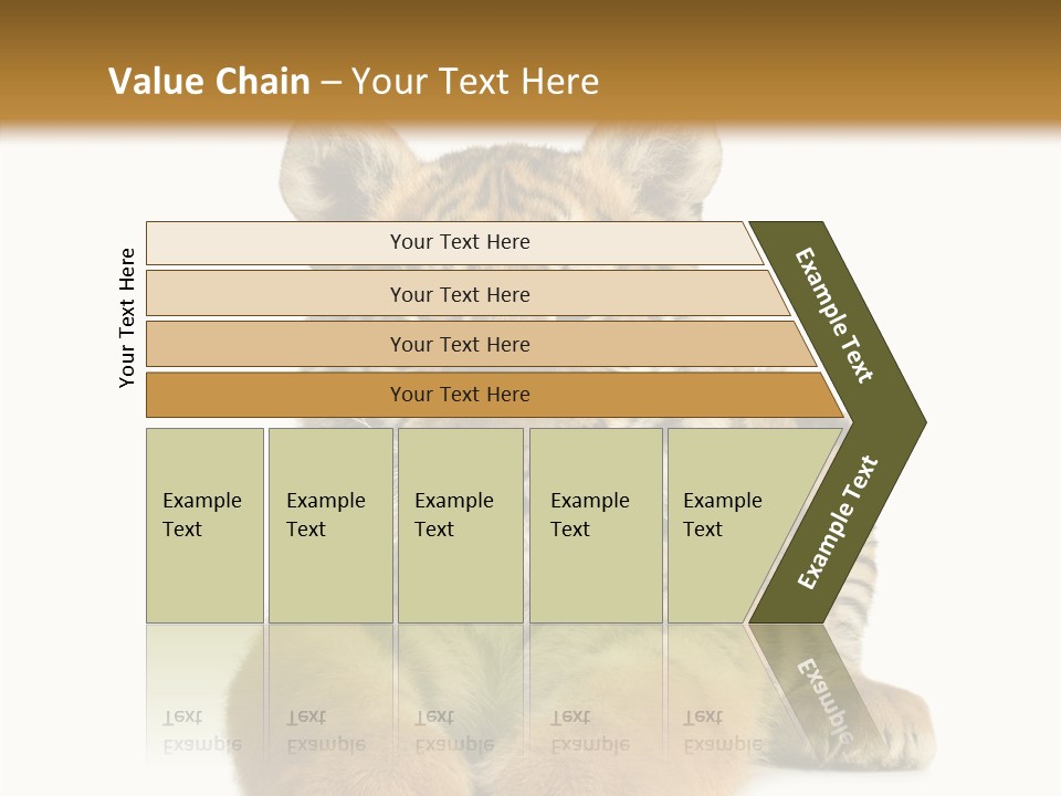 Wildlife Stripes Predator PowerPoint Template