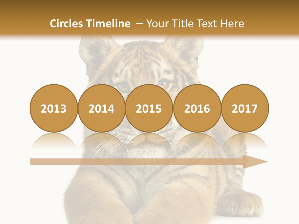 Wildlife Stripes Predator PowerPoint Template