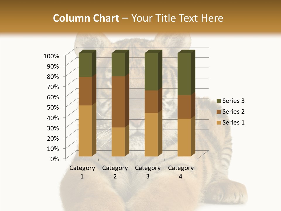 Wildlife Stripes Predator PowerPoint Template