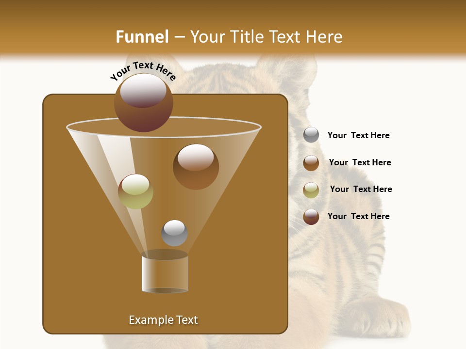 Wildlife Stripes Predator PowerPoint Template