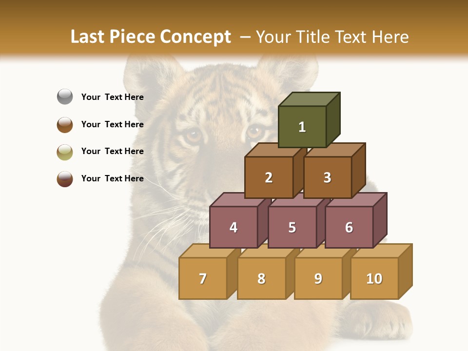 Wildlife Stripes Predator PowerPoint Template