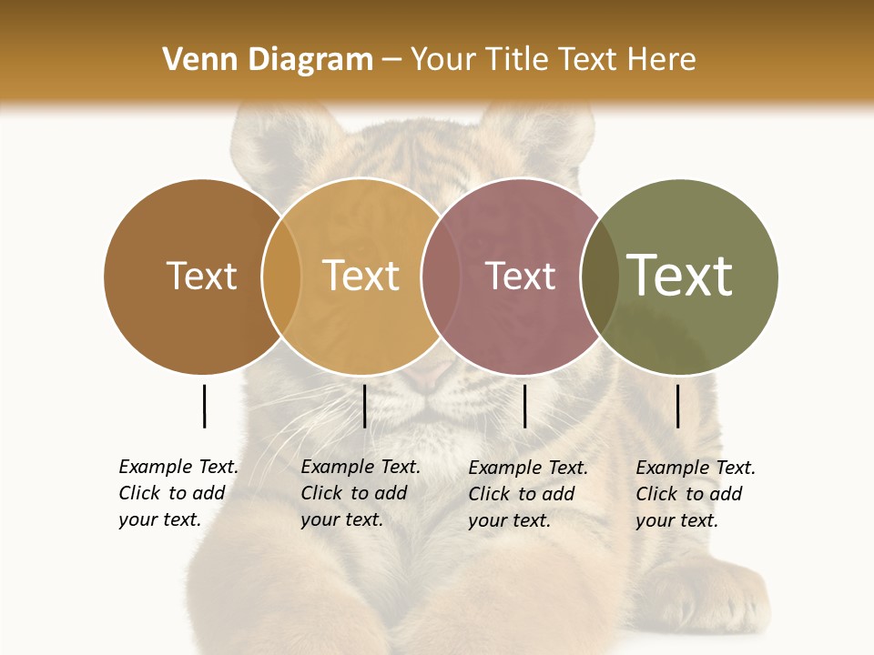 Wildlife Stripes Predator PowerPoint Template