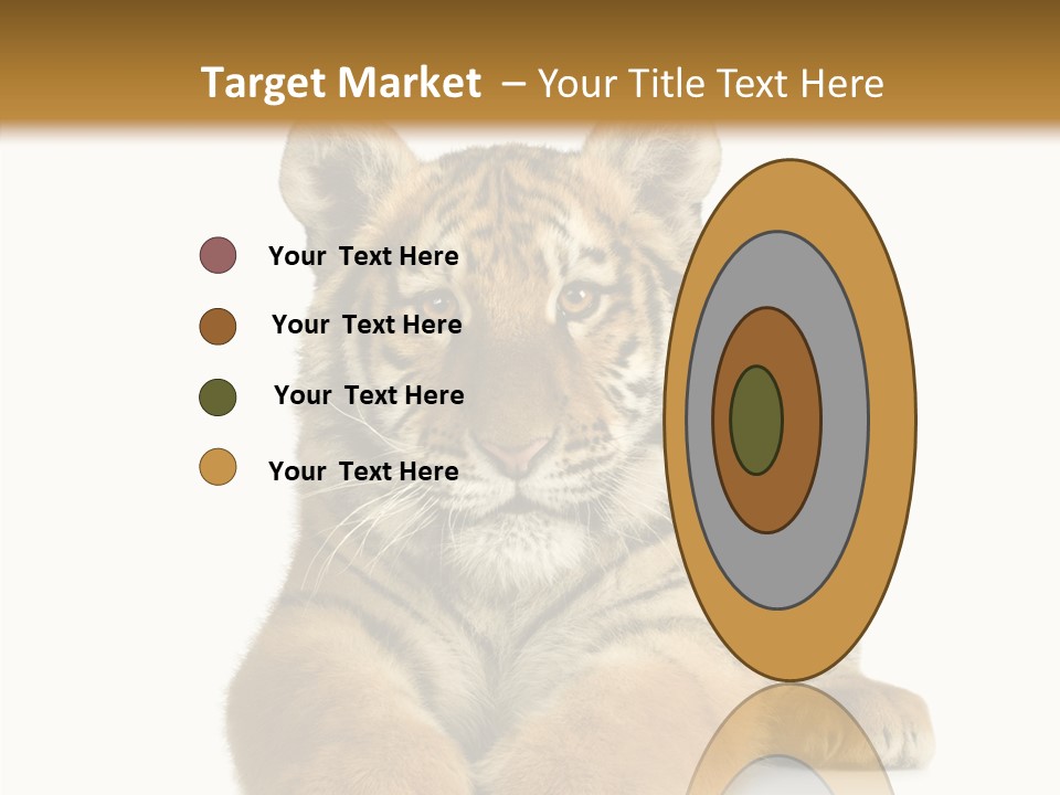 Wildlife Stripes Predator PowerPoint Template