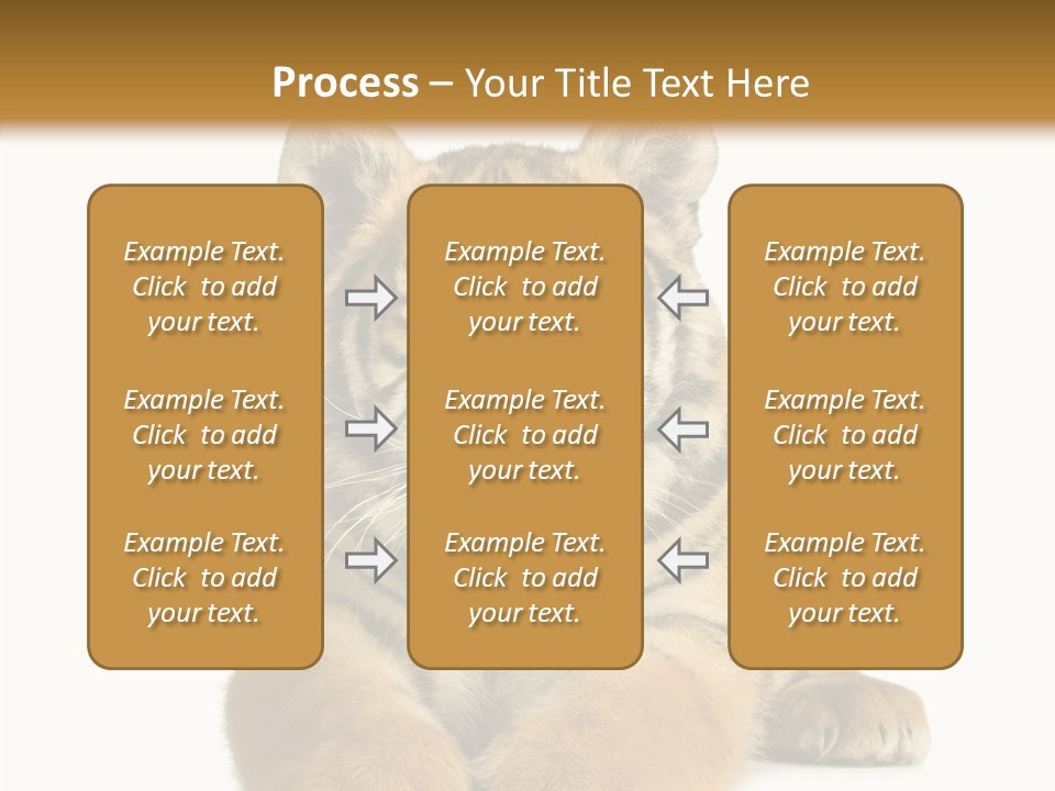 Wildlife Stripes Predator PowerPoint Template