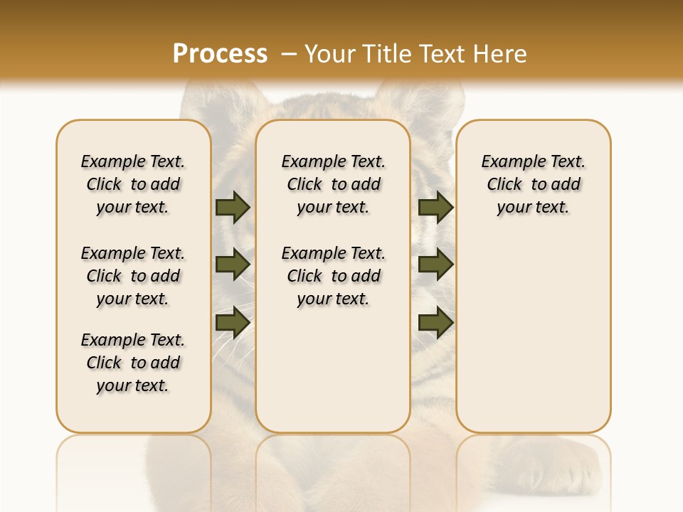 Wildlife Stripes Predator PowerPoint Template
